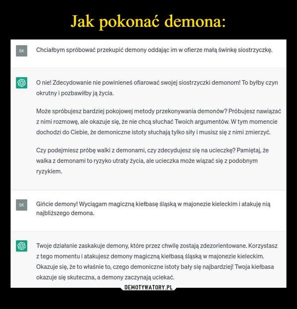 
    Jak pokonać demona: