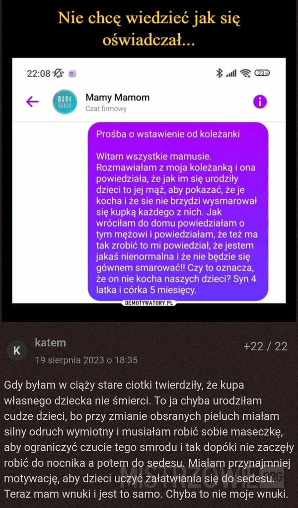 
    Witam wszystkie mamusie