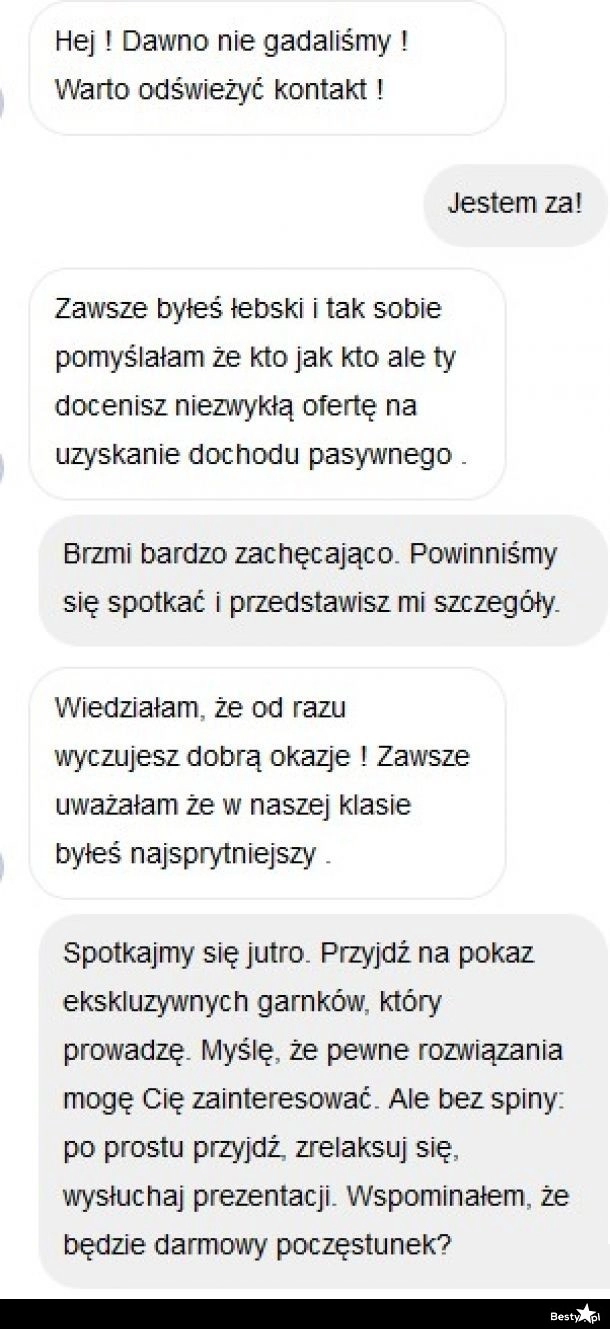 
    Nawiązanie kontaktu po latach 