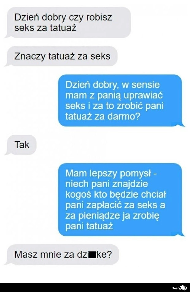 
    Śmiała propozycja 