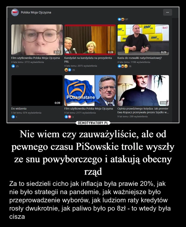 
    Nie wiem czy zauważyliście, ale od pewnego czasu PiSowskie trolle wyszły ze snu powyborczego i atakują obecny rząd