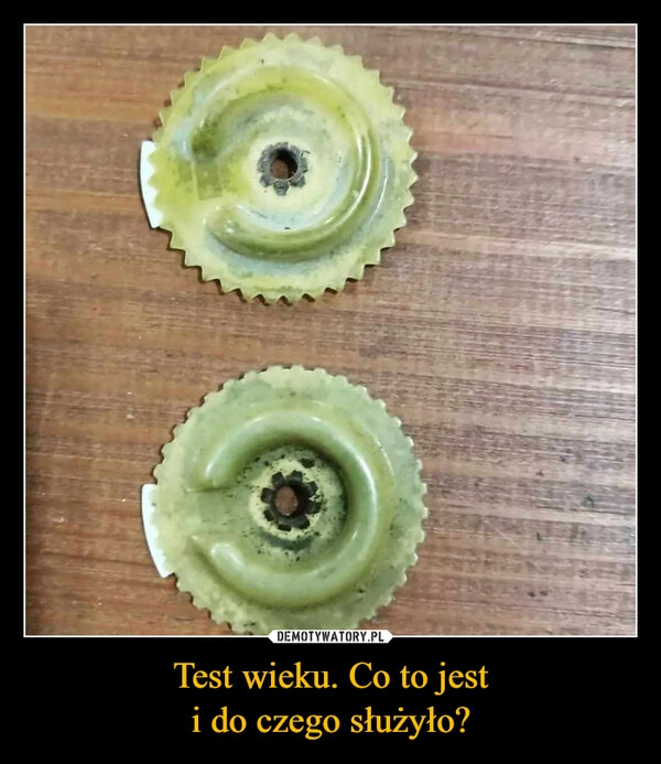 
    Test wieku. Co to jest
i do czego służyło?