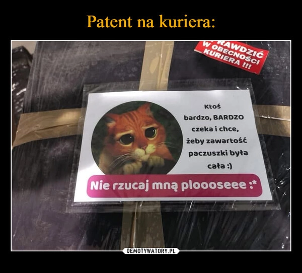 
    Patent na kuriera: