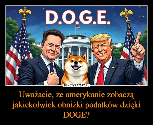 
    Uważacie, że amerykanie zobaczą jakiekolwiek obniżki podatków dzięki DOGE?