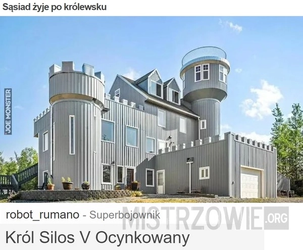 
    Sąsiad żyje po królewsku