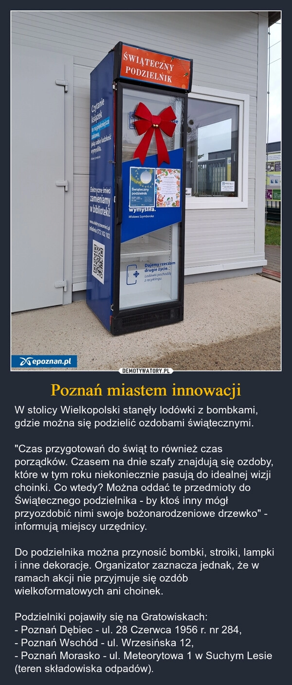 
    Poznań miastem innowacji