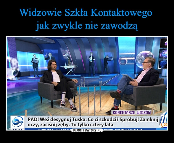 
    Widzowie Szkła Kontaktowego 
jak zwykle nie zawodzą