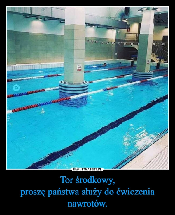 
    Tor środkowy,
proszę państwa służy do ćwiczenia nawrotów.