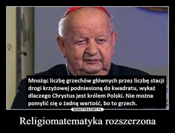 
    Religiomatematyka rozszerzona