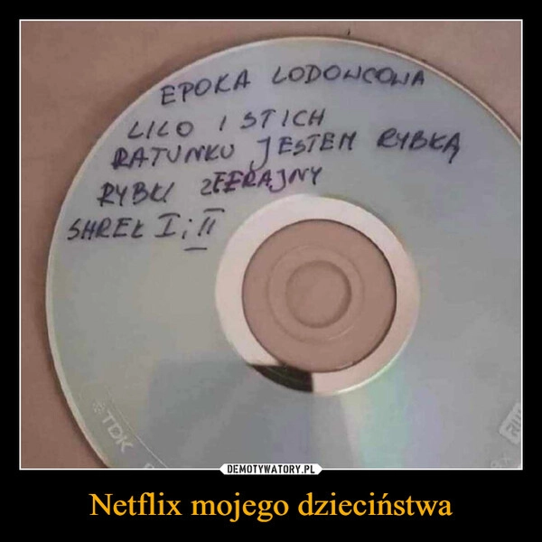 
    Netflix mojego dzieciństwa