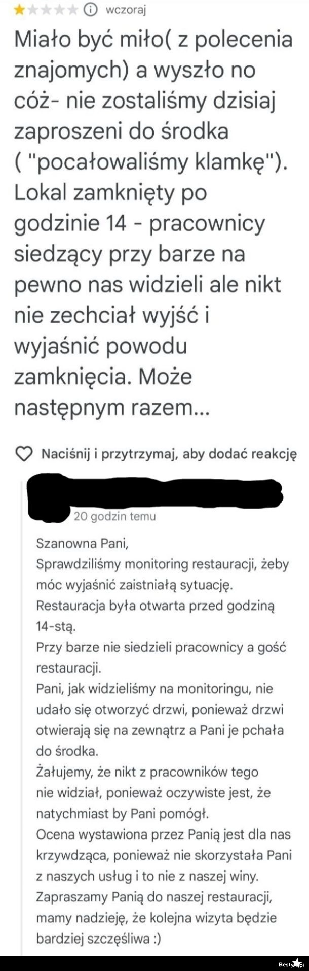 
    Zawiedzeni klienci 