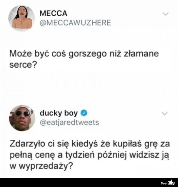 
    Coś gorszego, niż złamane serce 