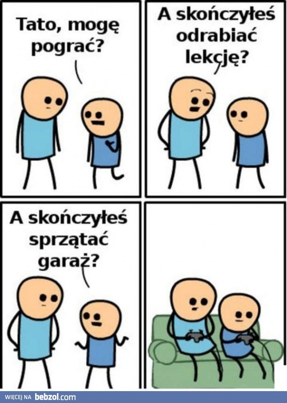 
    Tato, mogę pograć?