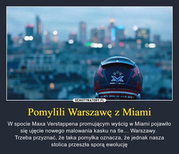 
    Pomylili Warszawę z Miami