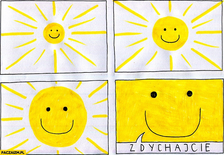 
    Słońce świeci zdychajcie komiks
