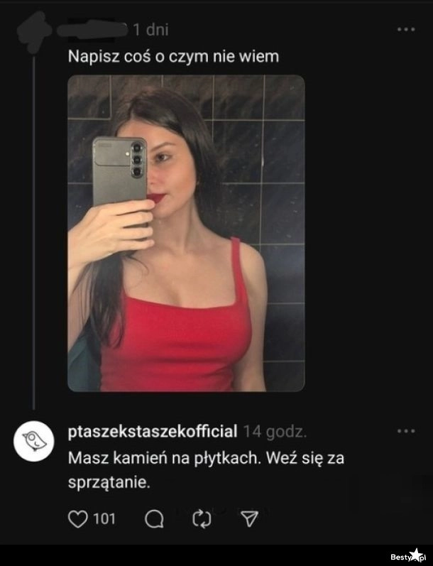 
    Napisz coś, o czym nie wiem 