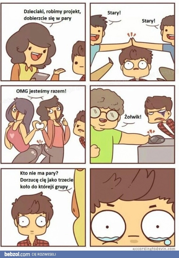 
    Koszmar ze szkolnej ławki