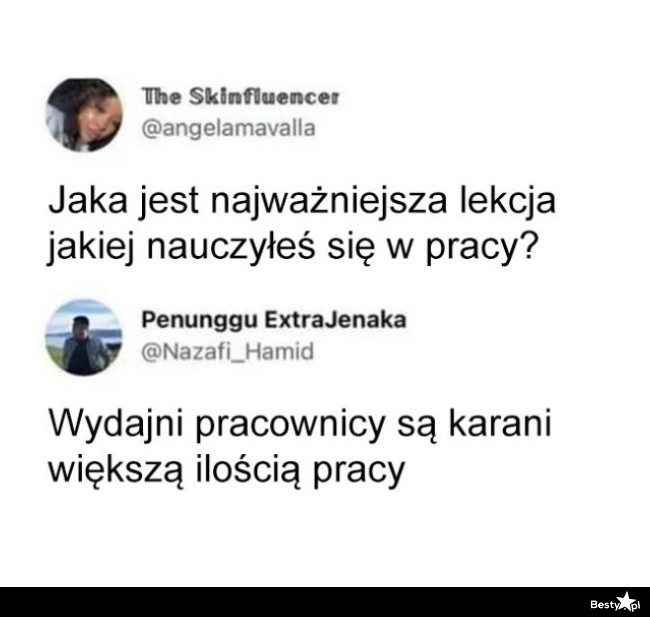 
    Najważniejsza lekcja 