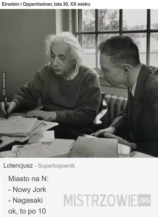 
    Einstein i Oppenheimer