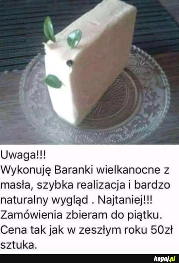 
    Baranek wielkanocny