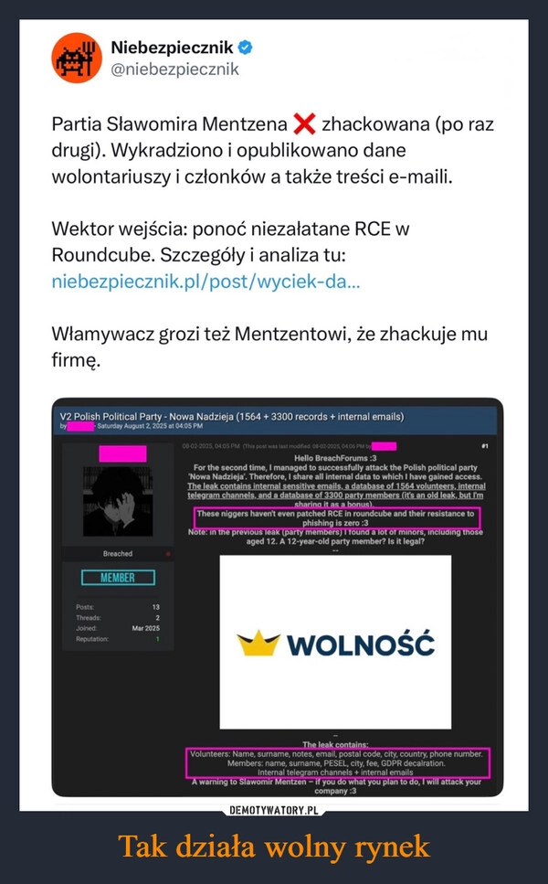 
    Tak działa wolny rynek