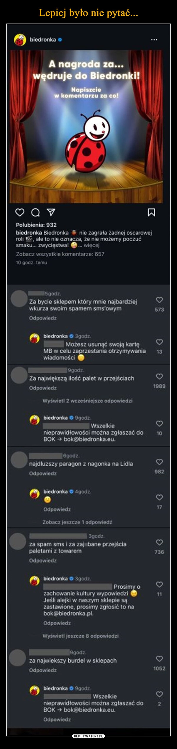 
    Lepiej było nie pytać...