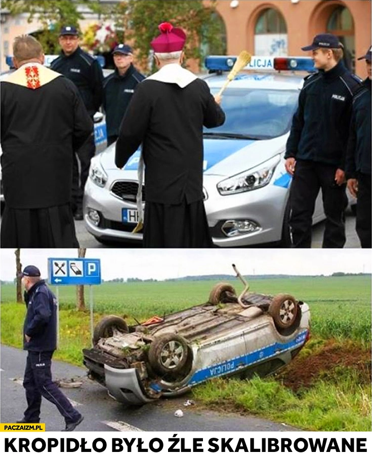 Kropidło było źle skalibrowane