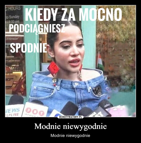 
    Modnie niewygodnie