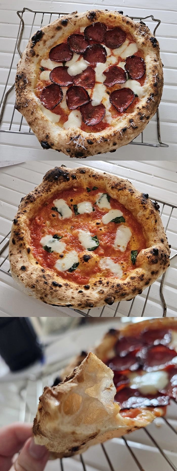 
    Started making Neapolitan style pizza. Took a lot of trying and failing, but finally it paid off.
