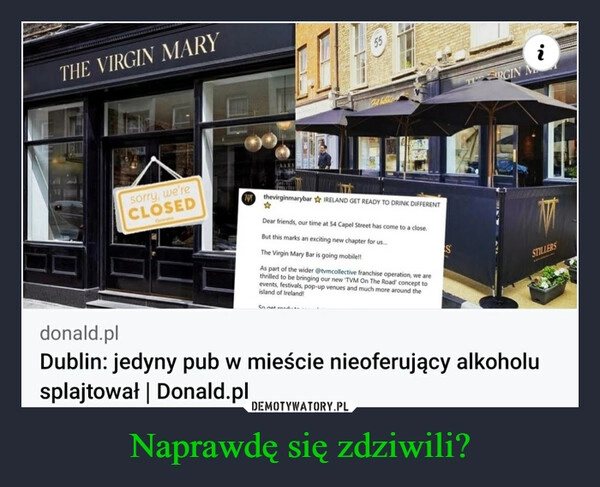 
    Naprawdę się zdziwili?