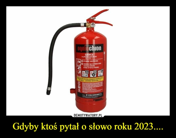 
    Gdyby ktoś pytał o słowo roku 2023....