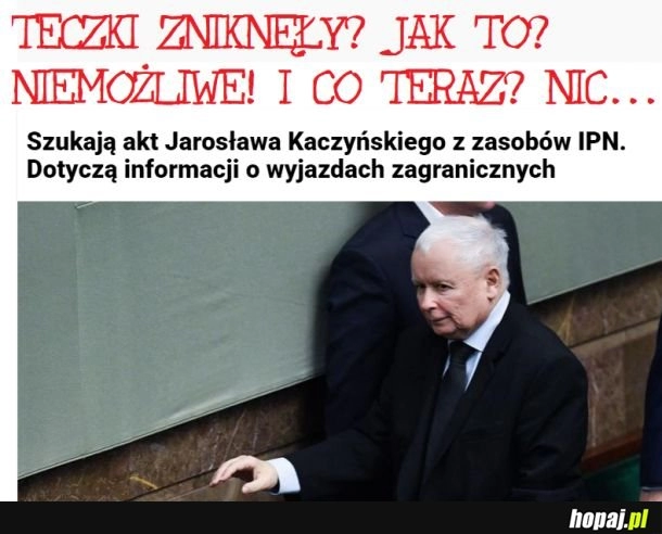 
    Teczki zniknęły! I co teraz?