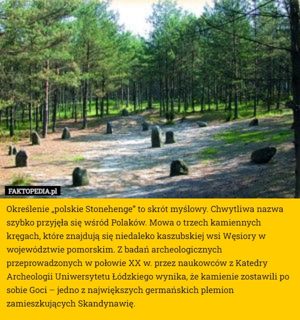 
    Określenie „polskie Stonehenge” to skrót myślowy. Chwytliwa nazwa szybko