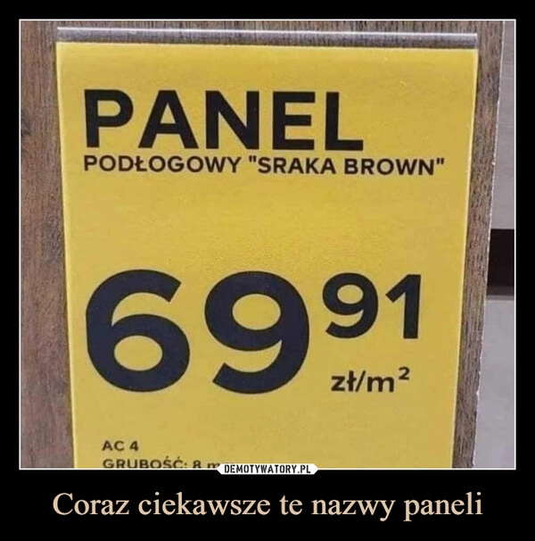 
    Coraz ciekawsze te nazwy paneli