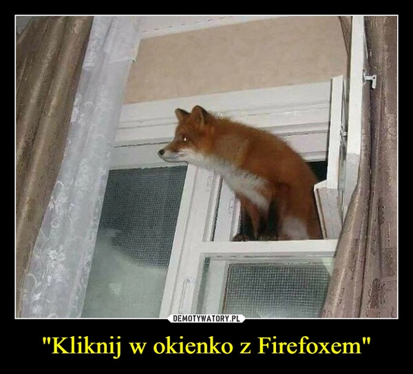 
    "Kliknij w okienko z Firefoxem"