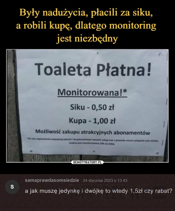 
    Płatna toaleta