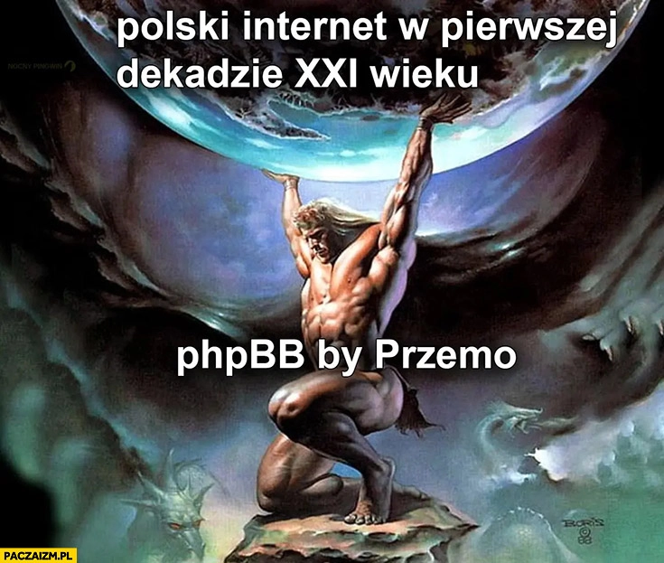 
    Polski internet w pierwszej dekadzie XXI wieku phpBB by Przemo podtrzymuje