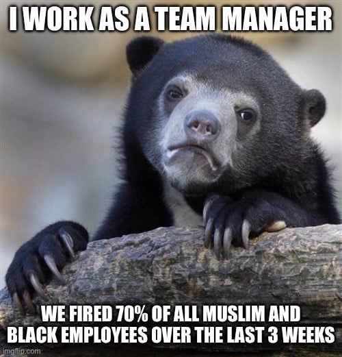 
    Diversity hires FTW! Syke