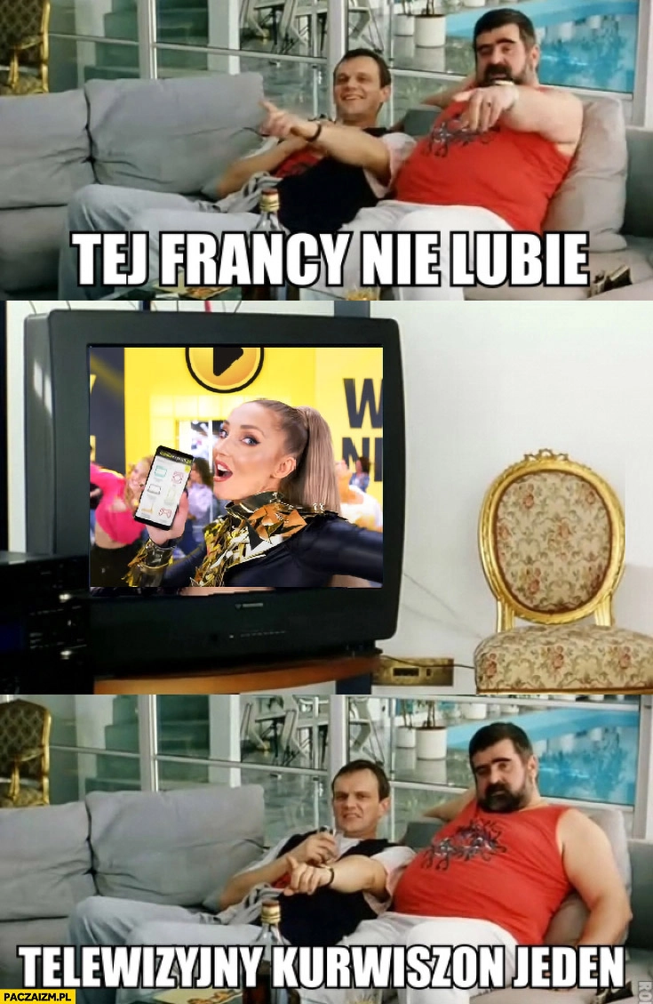 
    Tej francy nie lubię telewizyjny kurwiszon jeden Cleo media expert kiler