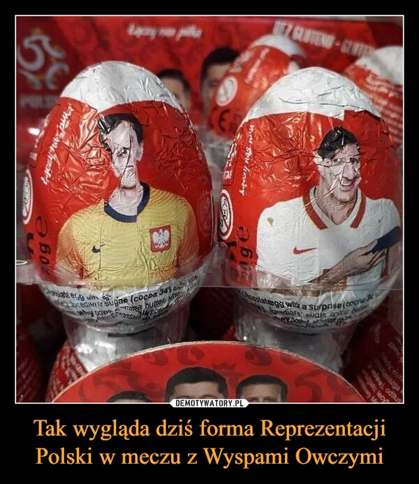 
    Tak wygląda dziś forma Reprezentacji Polski w meczu z Wyspami Owczymi