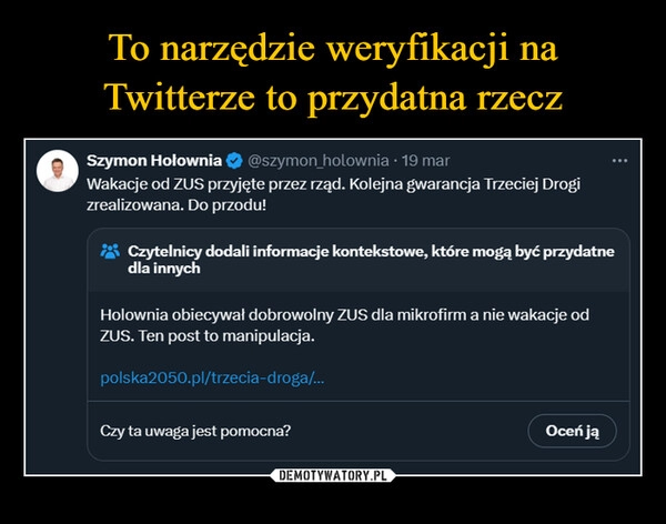 
    To narzędzie weryfikacji na Twitterze to przydatna rzecz