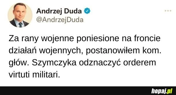 
    Zasłużył na to