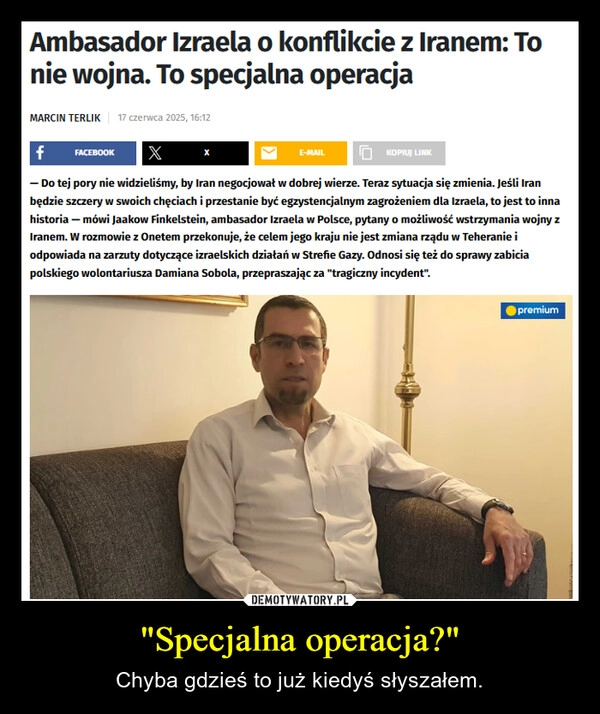 
    "Specjalna operacja?"