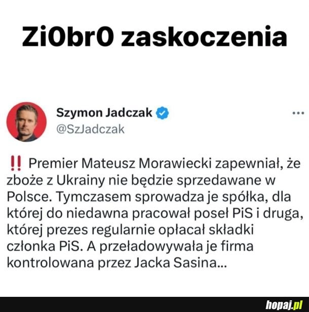 
    No ziobro...