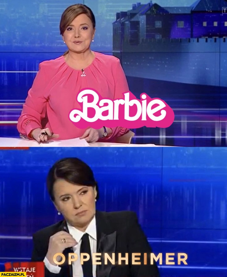 
    Holecka Barbie vs Oppenheimer