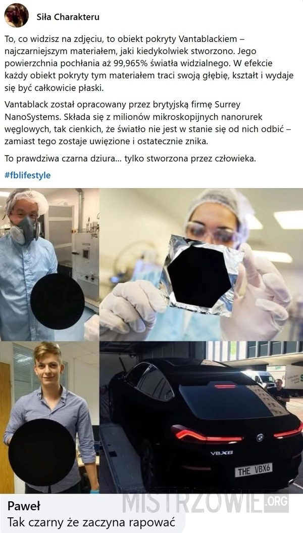 
    Vantablack