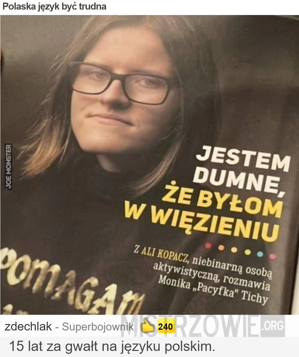 
    Polaska język być trudna