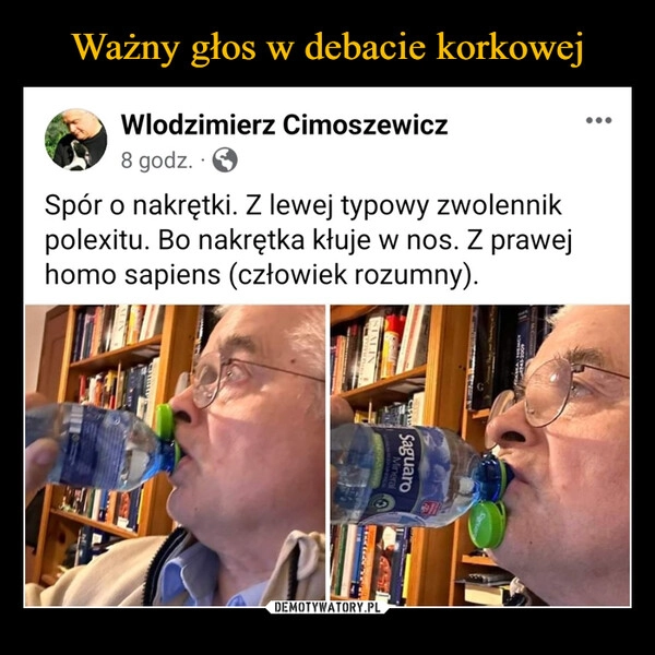 
    Ważny głos w debacie korkowej