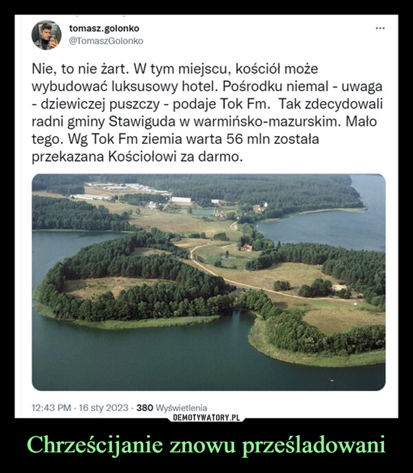 
    Chrześcijanie znowu prześladowani 