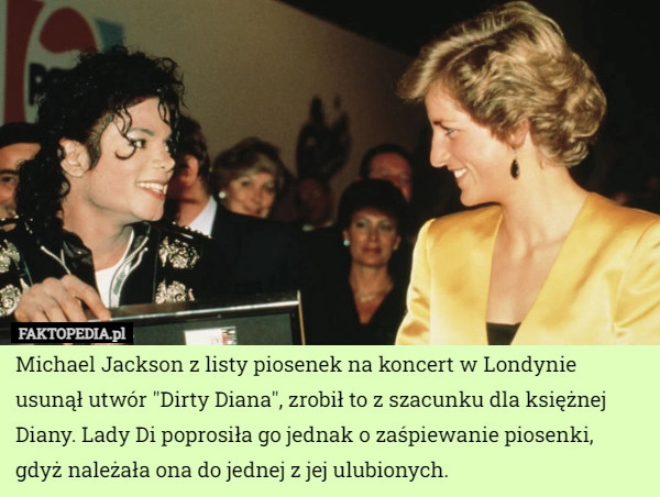 
    Michael Jackson z listy piosenek na koncert w Londynie usunął utwór "Dirty